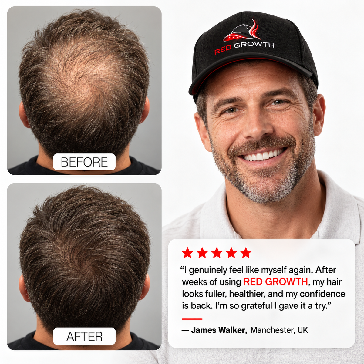 Red Growth™ — Advanced LED Hair Growth Cap