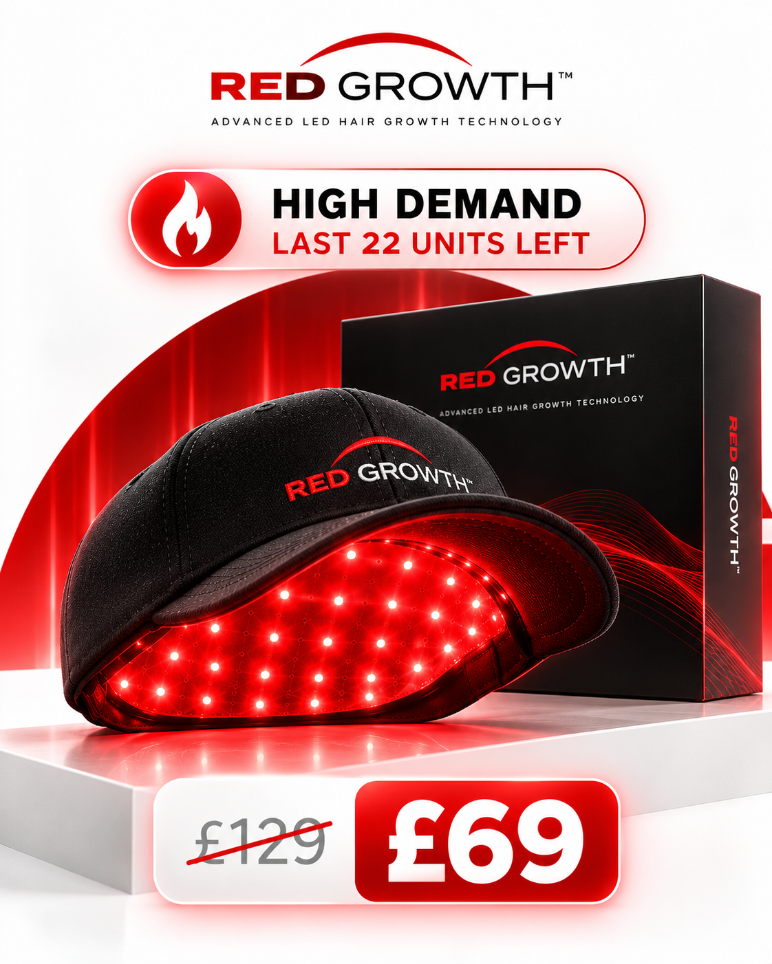 Red Growth™ — Advanced LED Hair Growth Cap